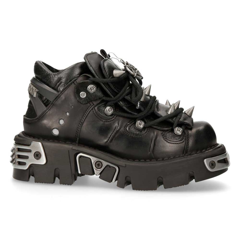 Low Boot M. 110-S1 zwart lage schoen met Low Boot M. 110-S1 zwart lage schoen met